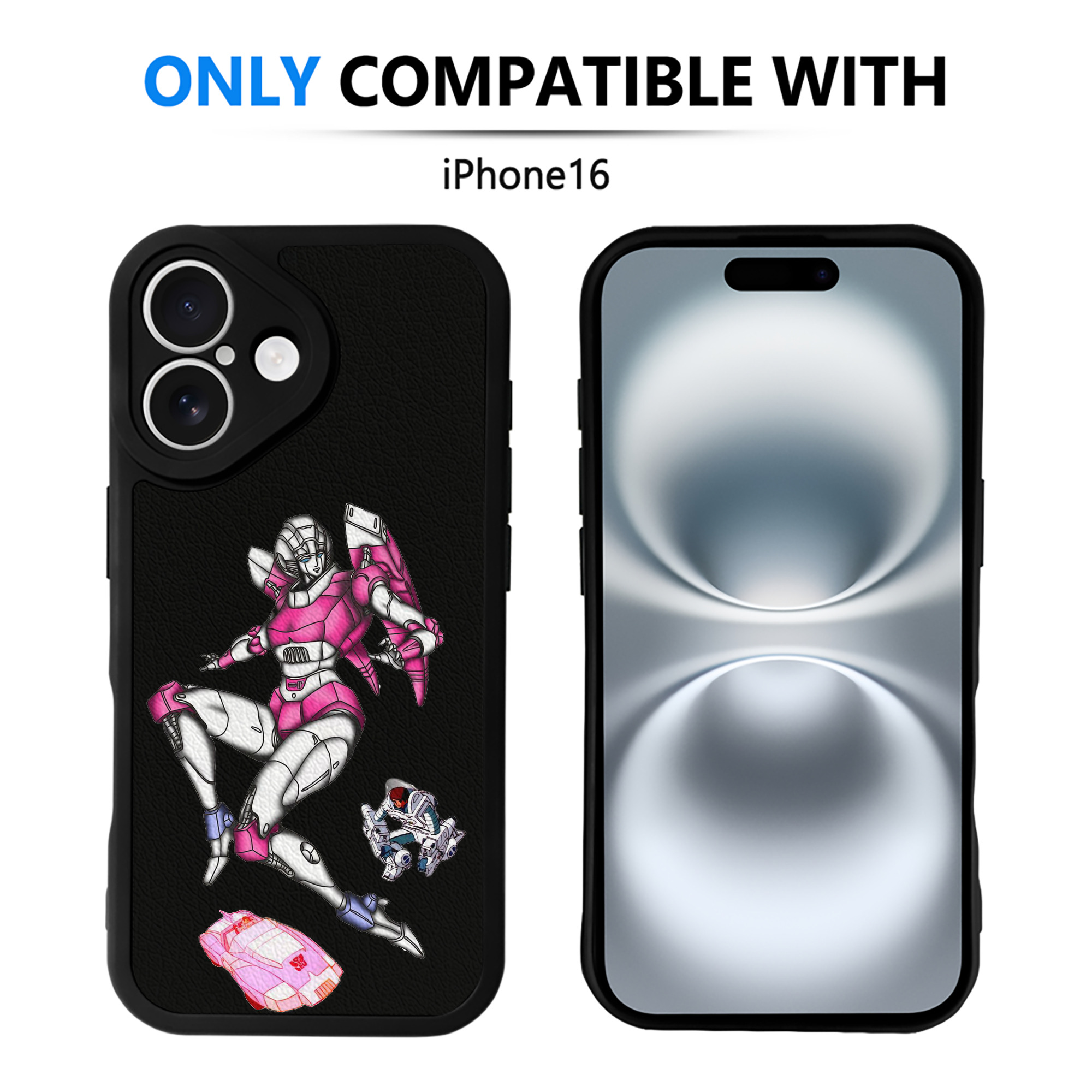 （画像用）  【iPhone 16シリーズ対応】シリコンスマホケース（レザー調） 材質：シリコン